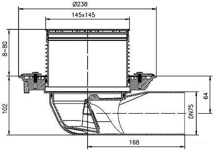 Размеры и чертеж трапа HL5100T